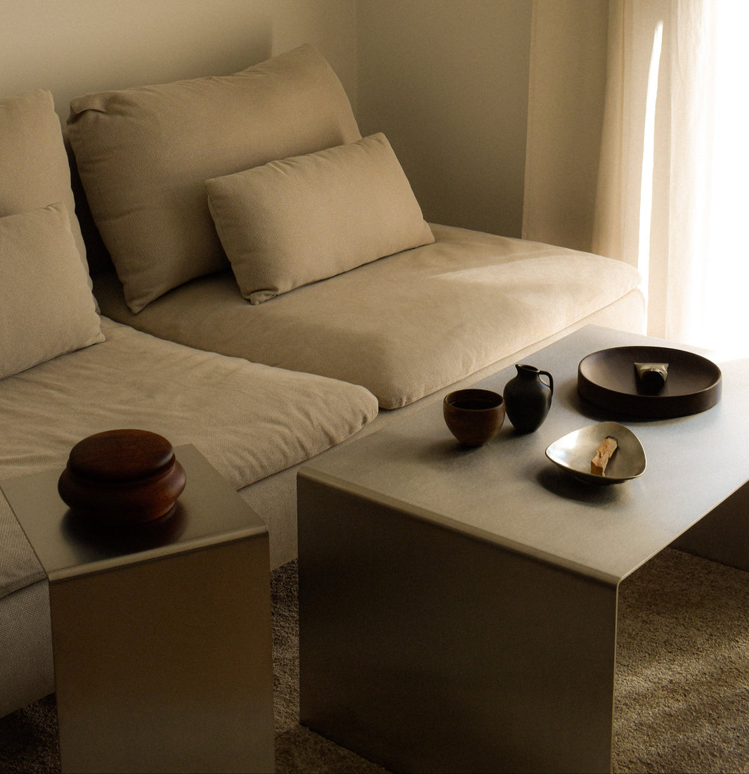 Sofabord dansk design: rustfrit stål og kvalitet - Acier Studio